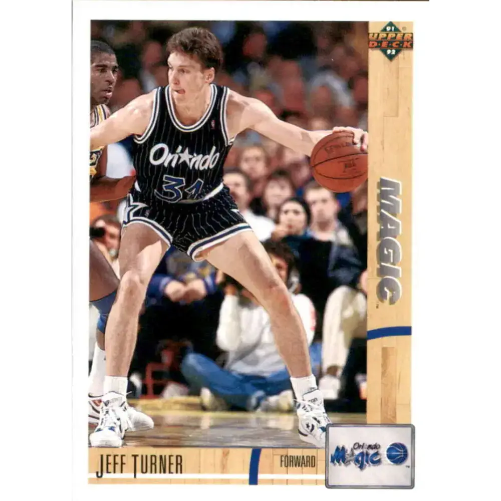1991-92 Upper Deck #304 Jeff Turner NM-MT Orlando Magic Basketball Card - Basketball Card Single