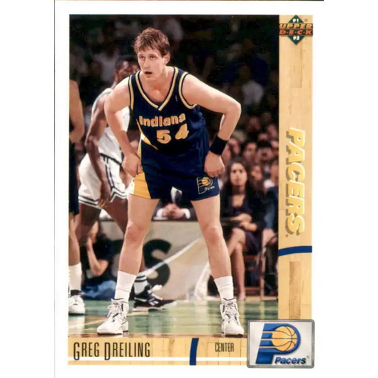 1991-92 Upper Deck #306 Greg Dreiling NM-MT Indiana Pacers Basketball Card - Basketball Card Single