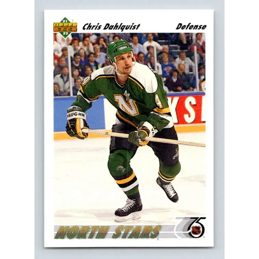 1991-92 Upper Deck #307 Chris Dahlquist NM-MT Minnesota North Stars Hockey Card - Hockey Card Single