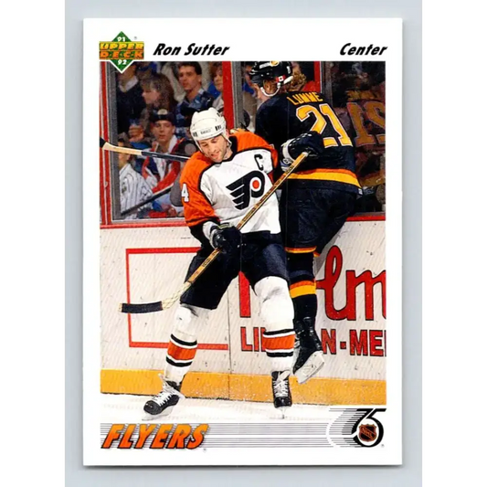 1991-92 Upper Deck #309 Ron Sutter NM-MT Hockey Card - Hockey Card Single