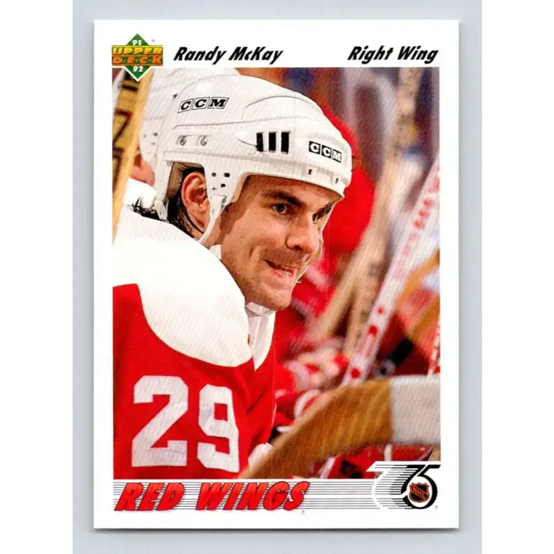 1991-92 Upper Deck #313 Randy McKay NM-MT New Jersey Devils Hockey Card - Hockey Card Single