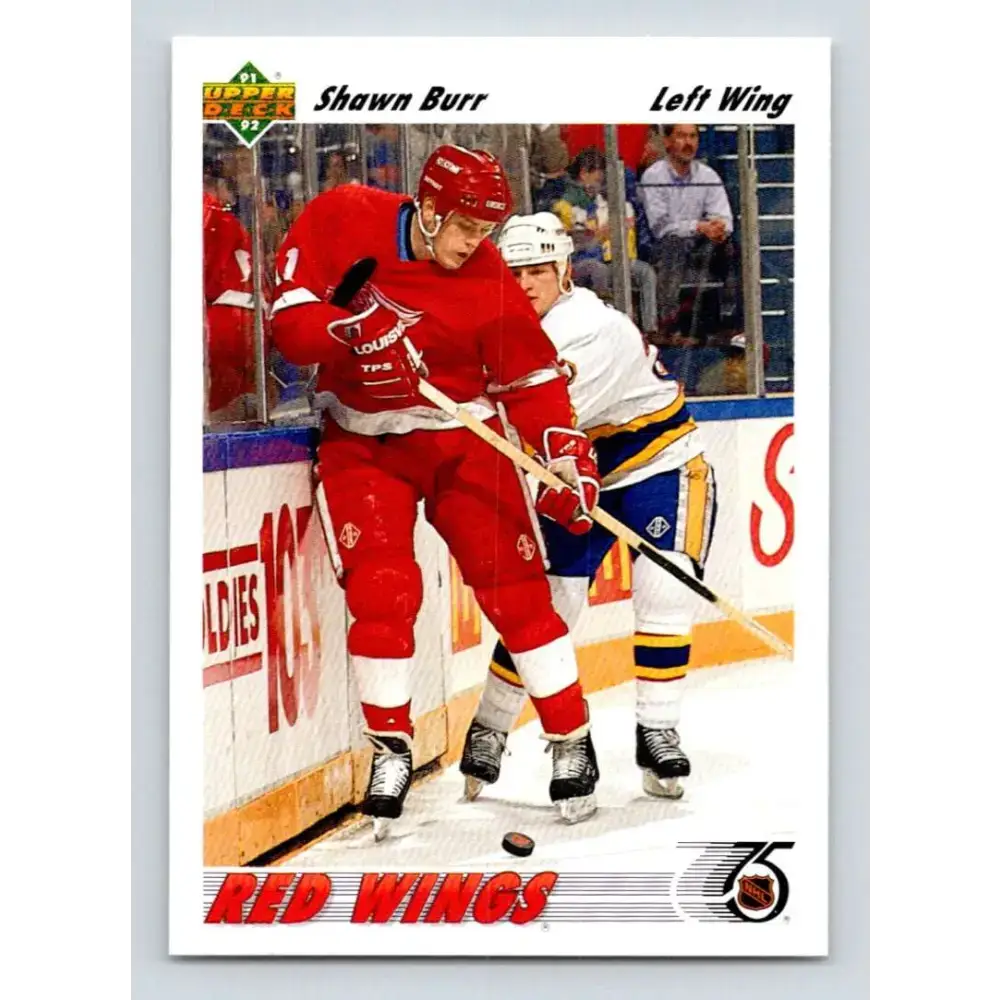 1991-92 Upper Deck #315 Shawn Burr NM-MT Detroit Red Wings Hockey Card - Hockey Card Single