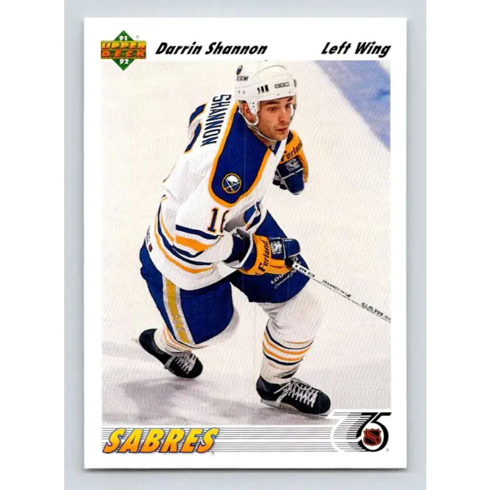 1991-92 Upper Deck #322 Darrin Shannon NM-MT Hockey Card - Hockey Card Single