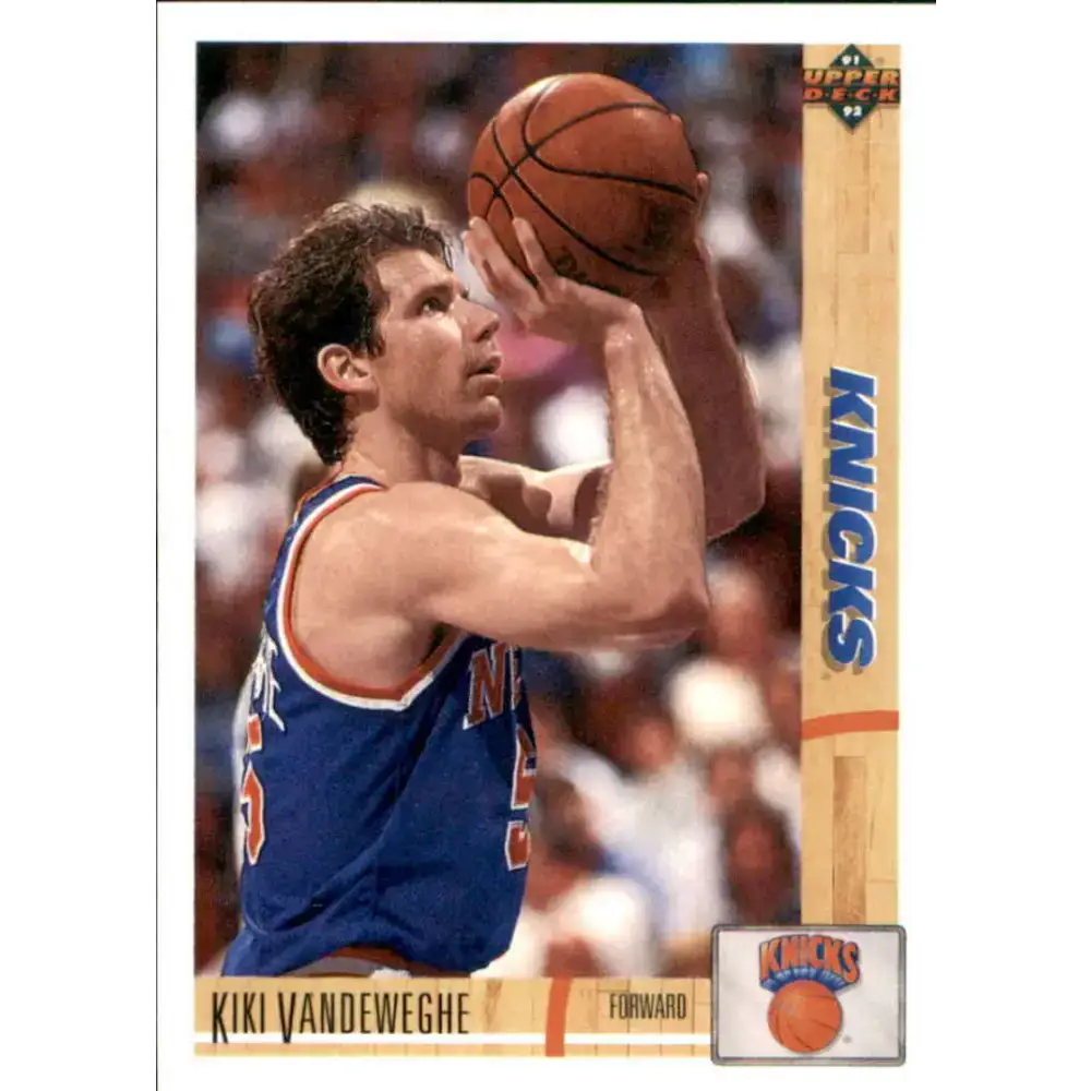 1991-92 Upper Deck #323 Kiki Vandeweghe NM-MT New York Knicks Basketball Card - Basketball Card Single