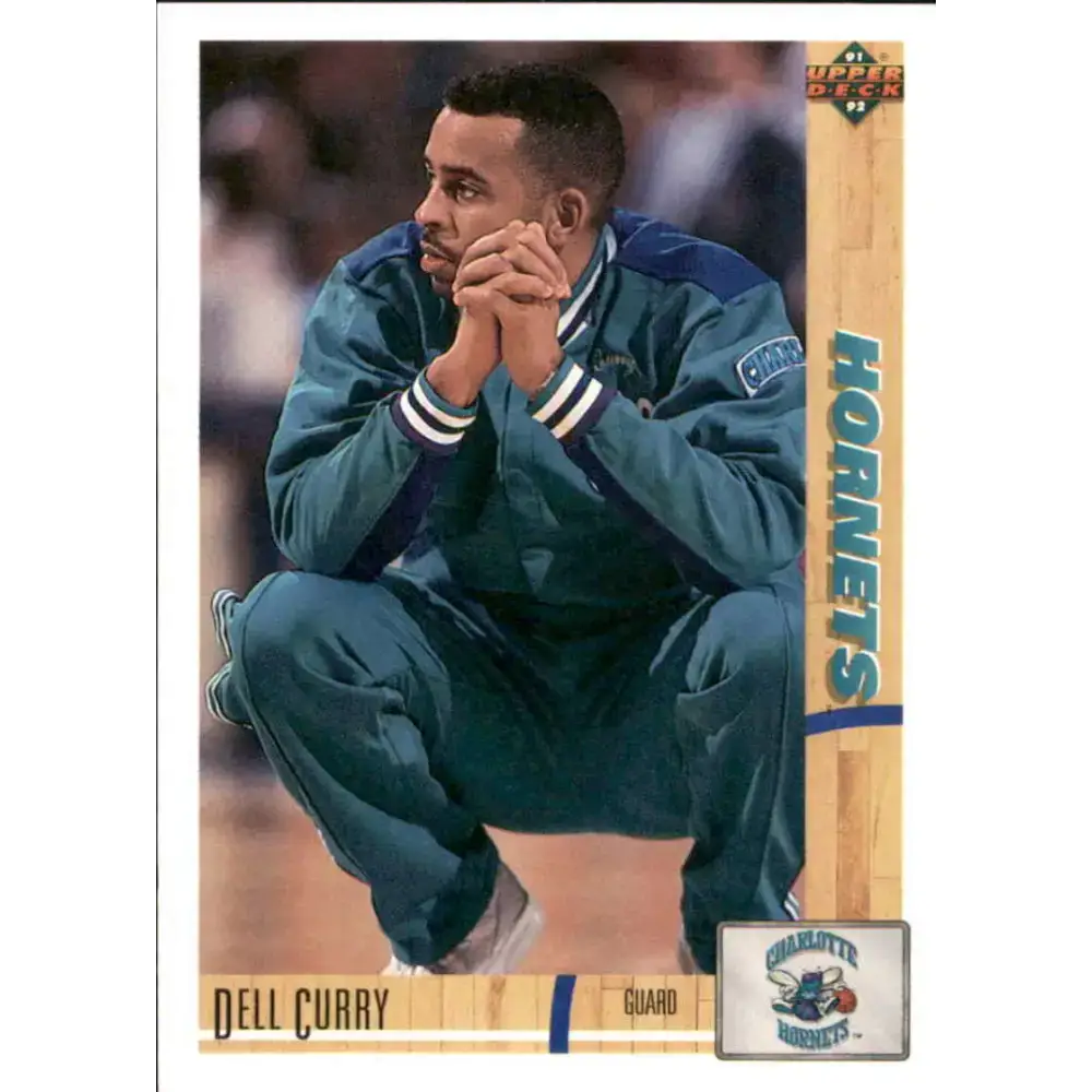1991-92 Upper Deck #327 Dell Curry NM-MT Charlotte Hornets Basketball Card - Basketball Card Single