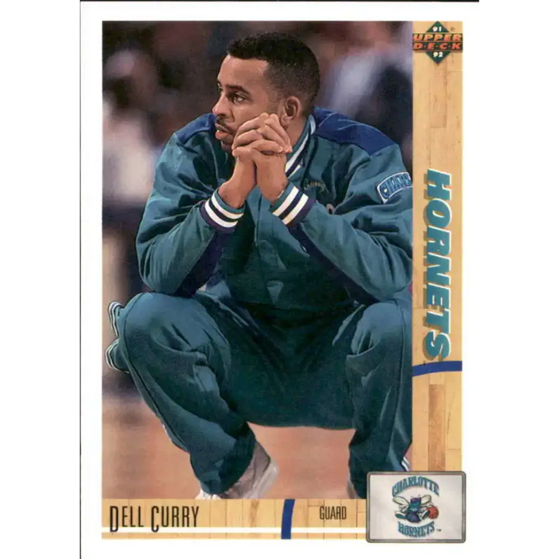 1991-92 Upper Deck #327 Dell Curry NM-MT Charlotte Hornets Basketball Card - Basketball Card Single