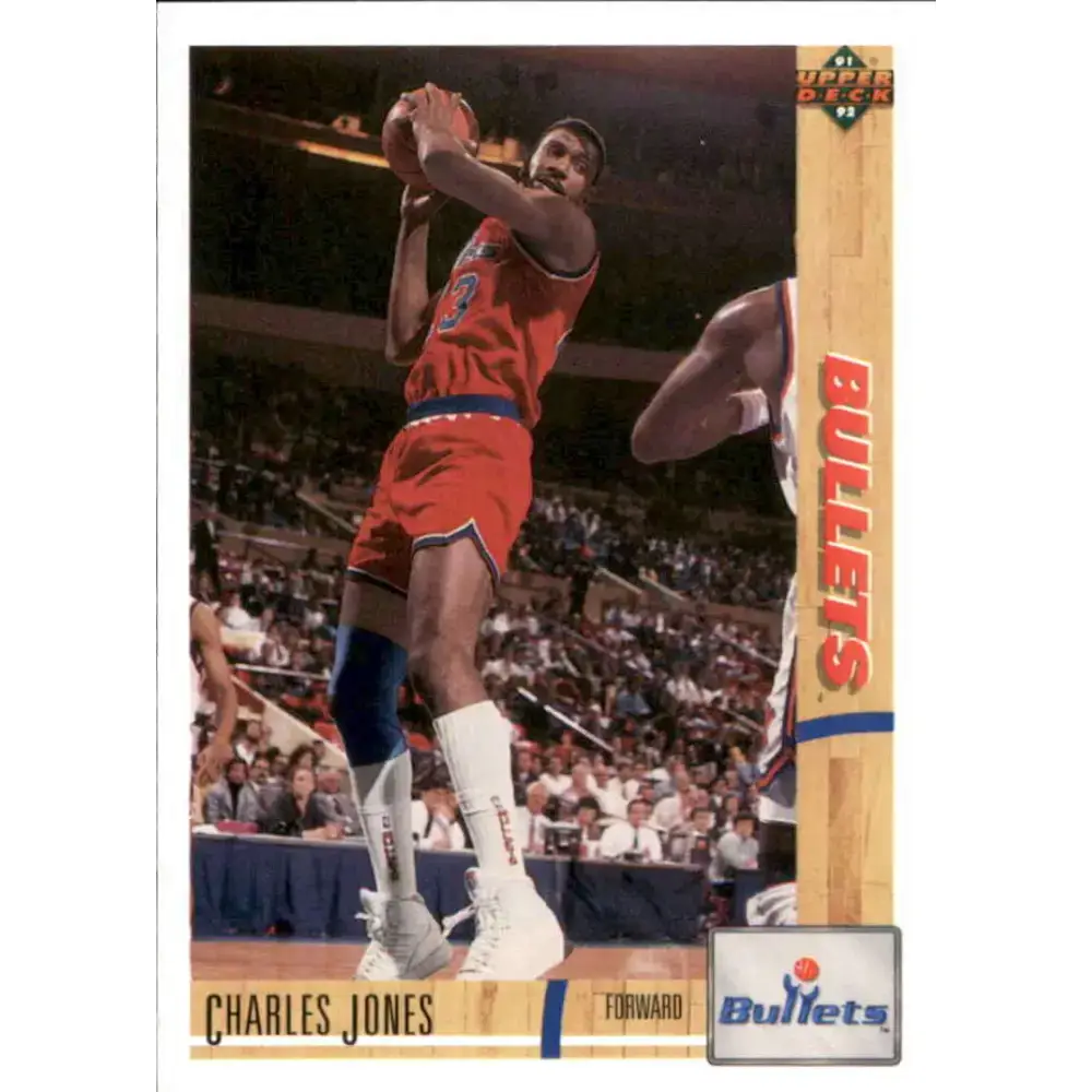 1991-92 Upper Deck #328 Charles Jones NM-MT Washington Bullets Basketball Card - Basketball Card Single