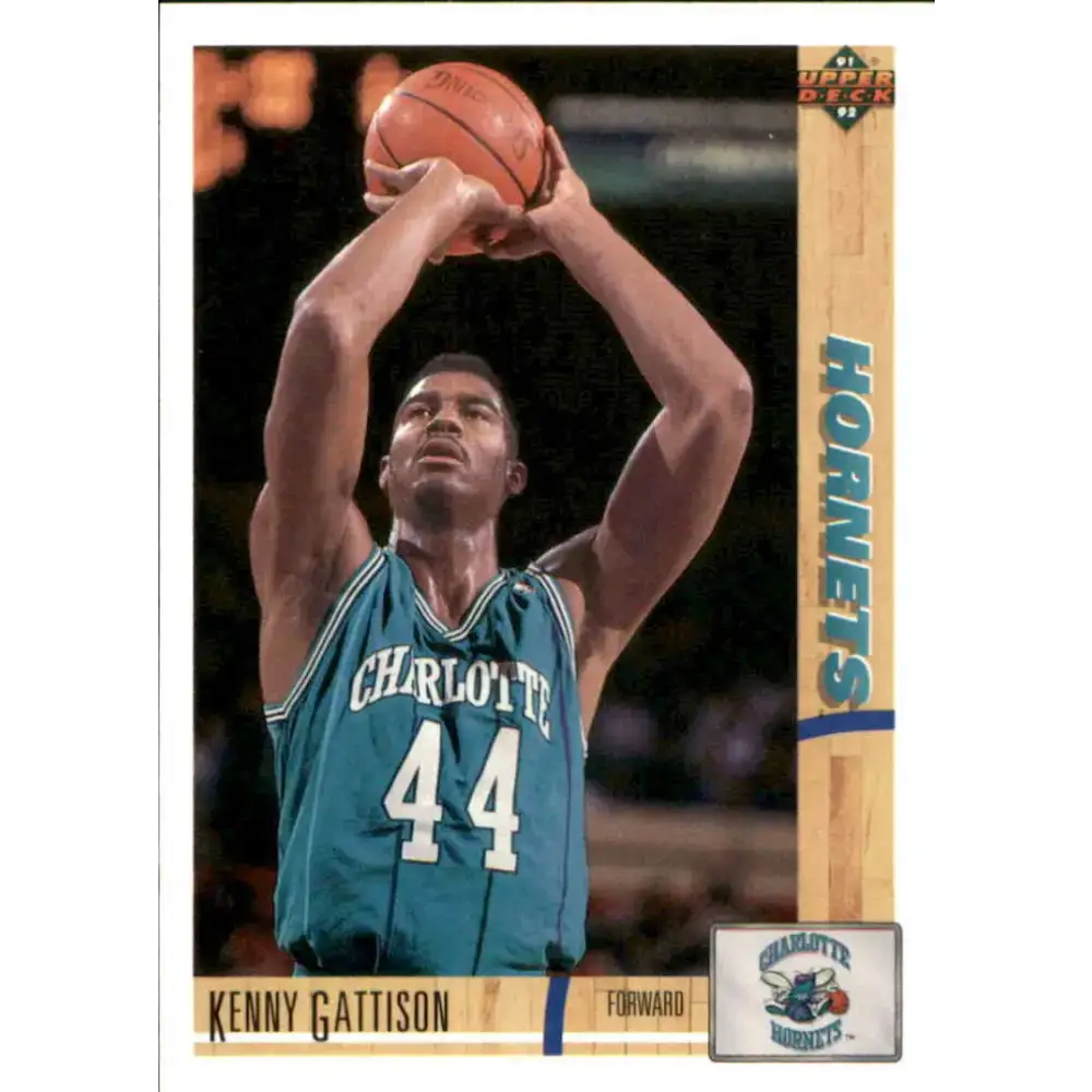 1991-92 Upper Deck #329 Kenny Gattison NM-MT Charlotte Hornets Basketball Card - Basketball Card Single