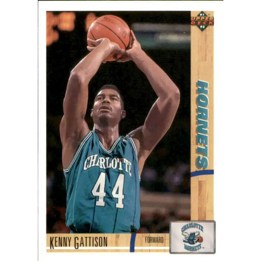 1991-92 Upper Deck #329 Kenny Gattison NM-MT Charlotte Hornets Basketball Card - Basketball Card Single