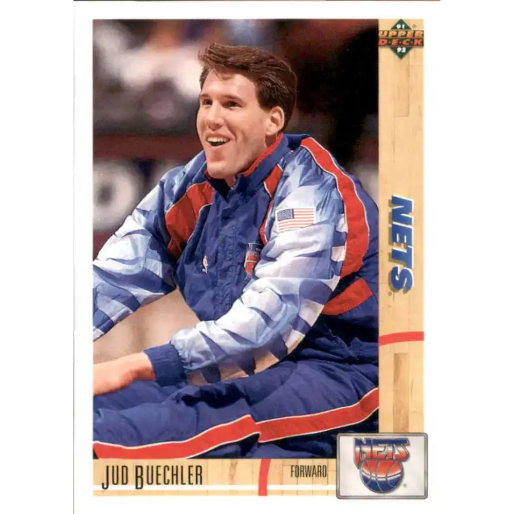 1991-92 Upper Deck #334 Jud Buechler NM-MT San Antonio Spurs Basketball Card - Basketball Card Single