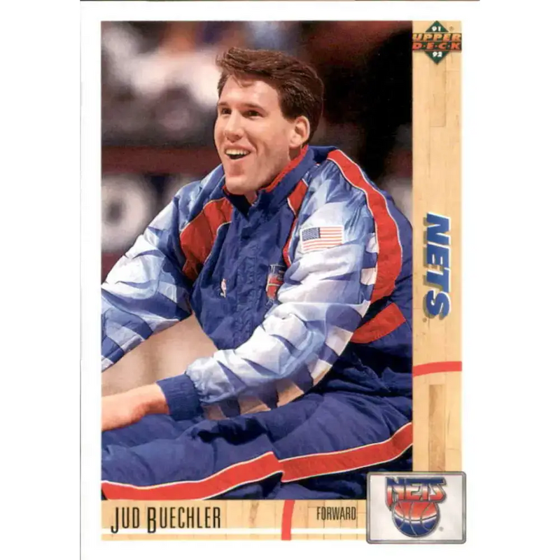 1991-92 Upper Deck #334 Jud Buechler NM-MT San Antonio Spurs Basketball Card - Basketball Card Single