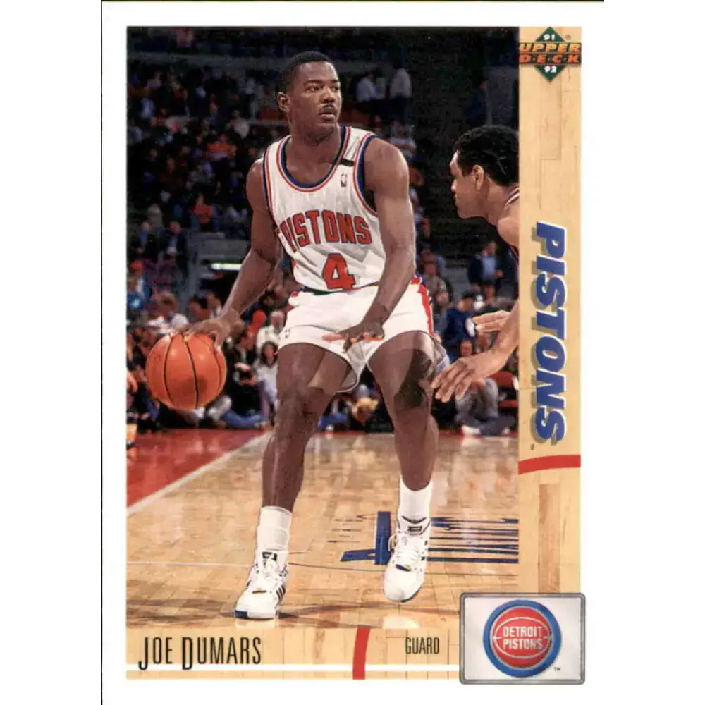 1991-92 Upper Deck #335 Joe Dumars NM-MT Detroit Pistons Basketball Card - Basketball Card Single
