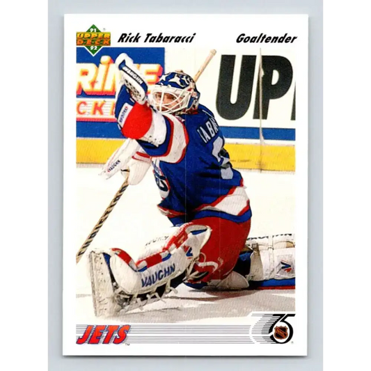 1991-92 Upper Deck #339 Rick Tabaracci NM-MT Winnipeg Jets Hockey Card - Hockey Card Single
