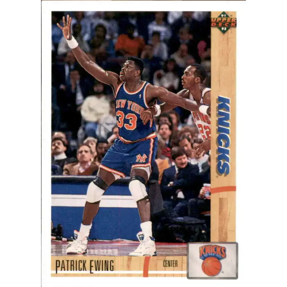 1991-92 Upper Deck #343 Patrick Ewing NM-MT New York Knicks Basketball Card - Basketball Card Single