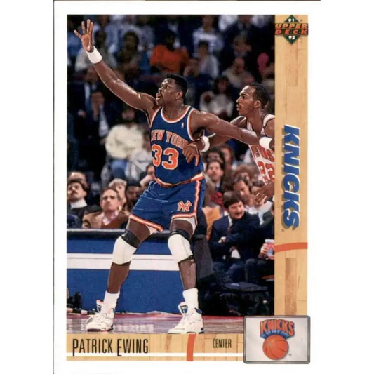 1991-92 Upper Deck #343 Patrick Ewing NM-MT New York Knicks Basketball Card - Basketball Card Single
