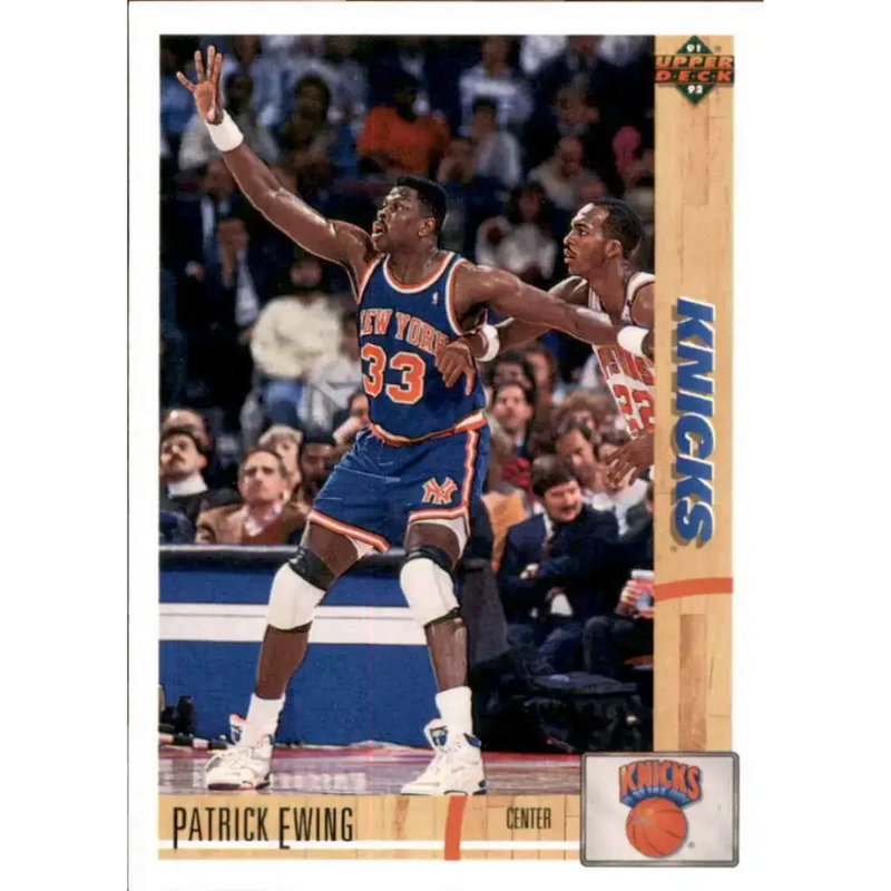 1991-92 Upper Deck #343 Patrick Ewing NM-MT New York Knicks Basketball Card - Basketball Card Single