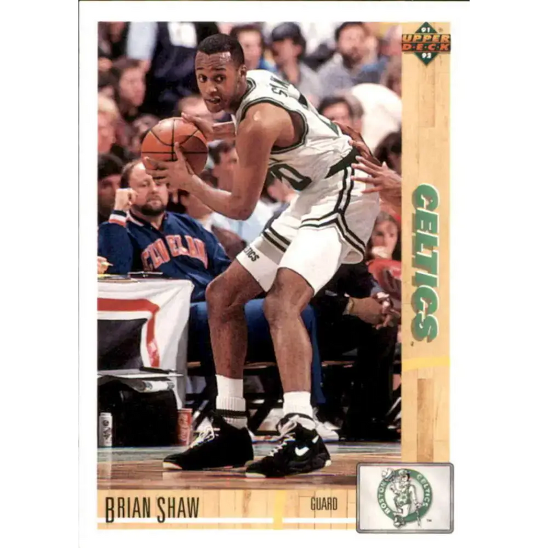 1991-92 Upper Deck #346 Brian Shaw NM-MT Boston Celtics Basketball Card - Basketball Card Single