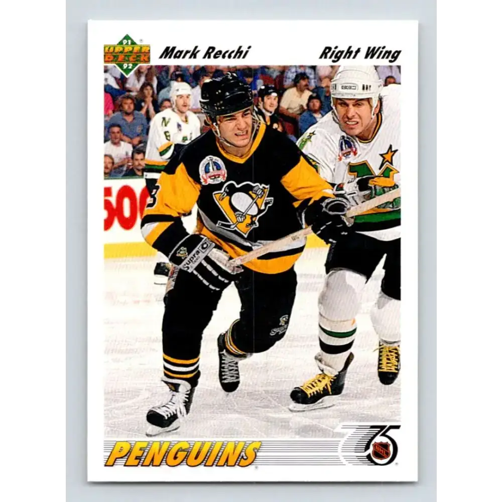 1991-92 Upper Deck #346 Mark Recchi NM-MT Hockey Card - Hockey Card Single