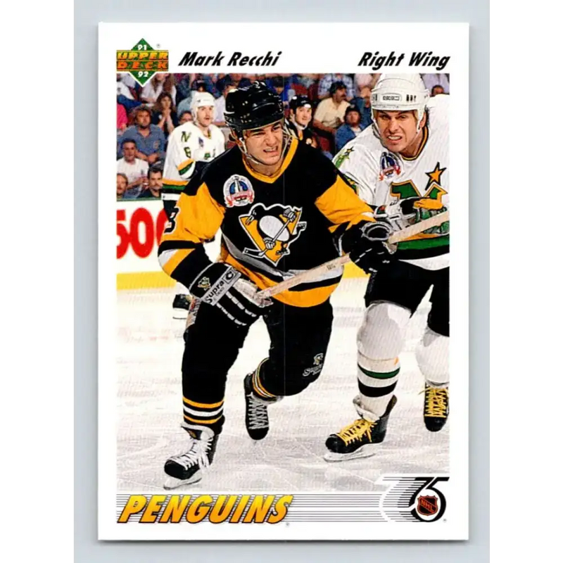 1991-92 Upper Deck #346 Mark Recchi NM-MT Hockey Card - Hockey Card Single