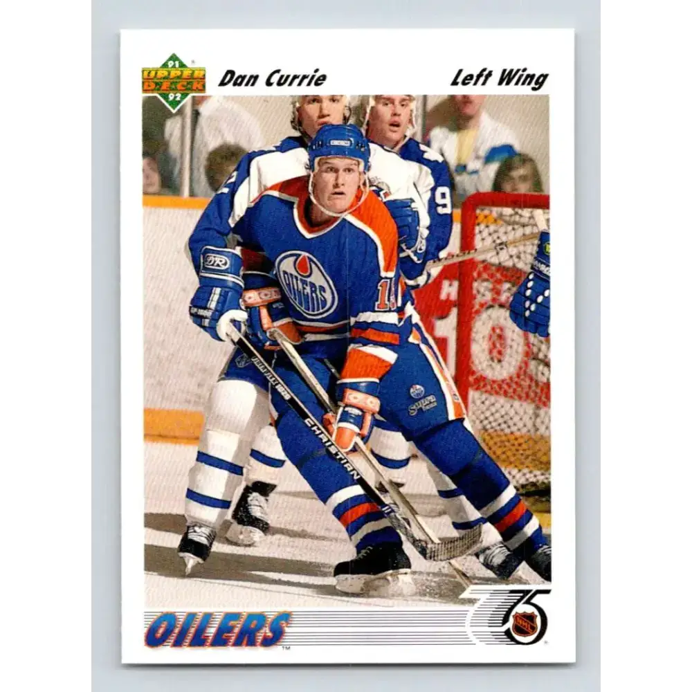 1991-92 Upper Deck #347 Dan Currie NM-MT RC Rookie Hockey Card - Hockey Card Single