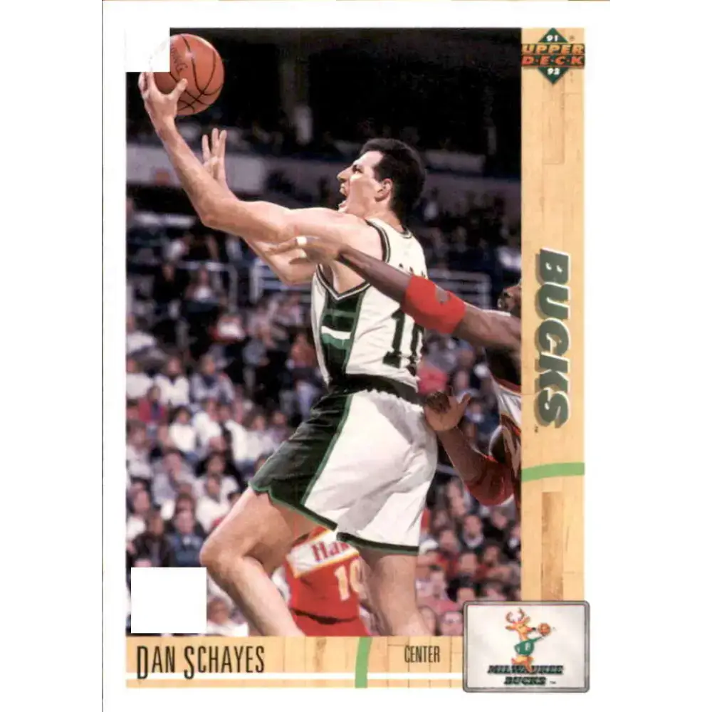 1991-92 Upper Deck #348 Danny Schayes NM-MT Milwaukee Bucks Basketball Card - Basketball Card Single