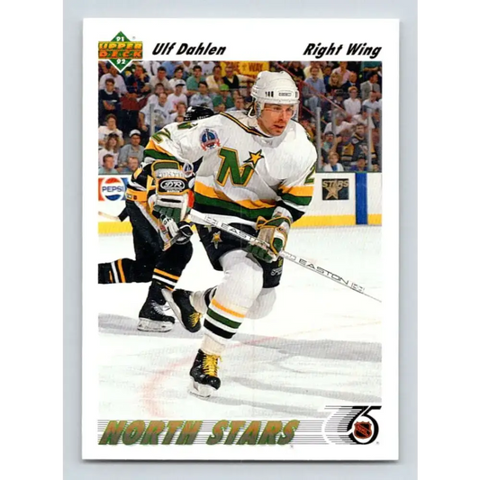 1991-92 Upper Deck #348 Ulf Dahlen NM-MT Minnesota North Stars Hockey Card - Hockey Card Single