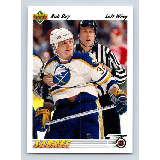 1991-92 Upper Deck #349 Robert Ray NM-MT Buffalo Sabres Hockey Card - Hockey Card Single