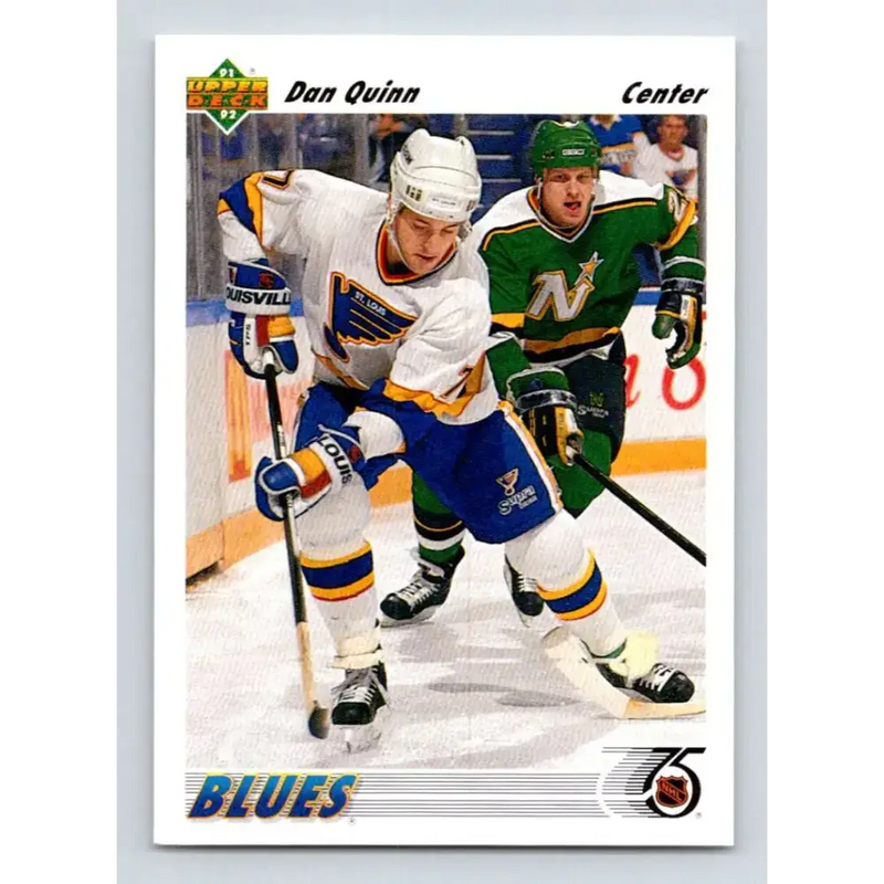 1991-92 Upper Deck #358 Dan Quinn NM-MT Hockey Card - Hockey Card Single