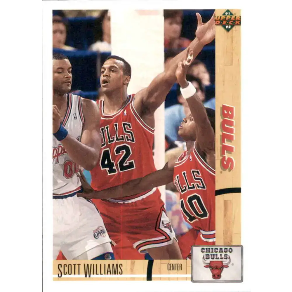 1991-92 Upper Deck #362 Scott Williams NM-MT RC Rookie Chicago Bulls Basketball Card - Basketball Card Single
