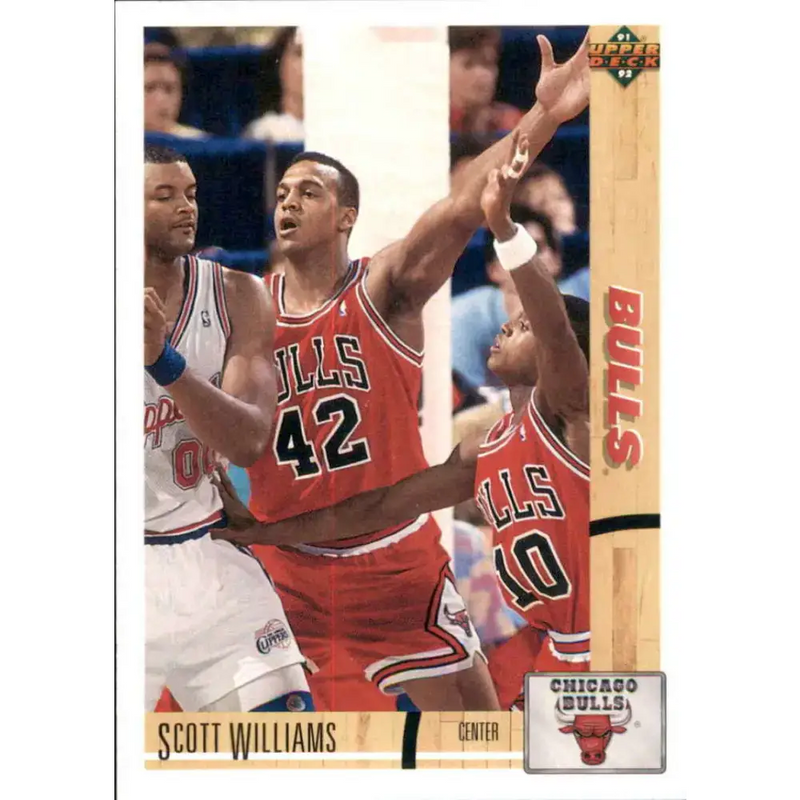 1991-92 Upper Deck #362 Scott Williams NM-MT RC Rookie Chicago Bulls Basketball Card - Basketball Card Single