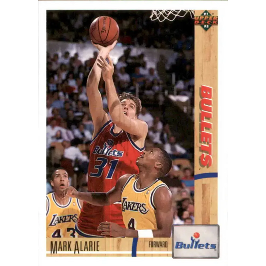 1991-92 Upper Deck #363 Mark Alarie NM-MT Utah Jazz Basketball Card - Basketball Card Single