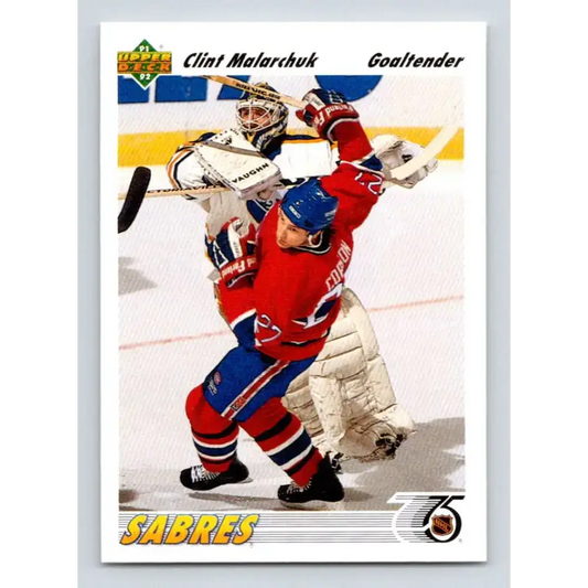 1991-92 Upper Deck #368 Clint Malarchuk NM-MT Buffalo Sabres Hockey Card - Hockey Card Single