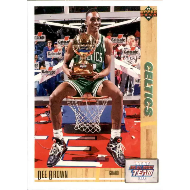 1991-92 Upper Deck #37 Dee Brown ART NM-MT Boston Celtics Basketball Card - Basketball Card Single