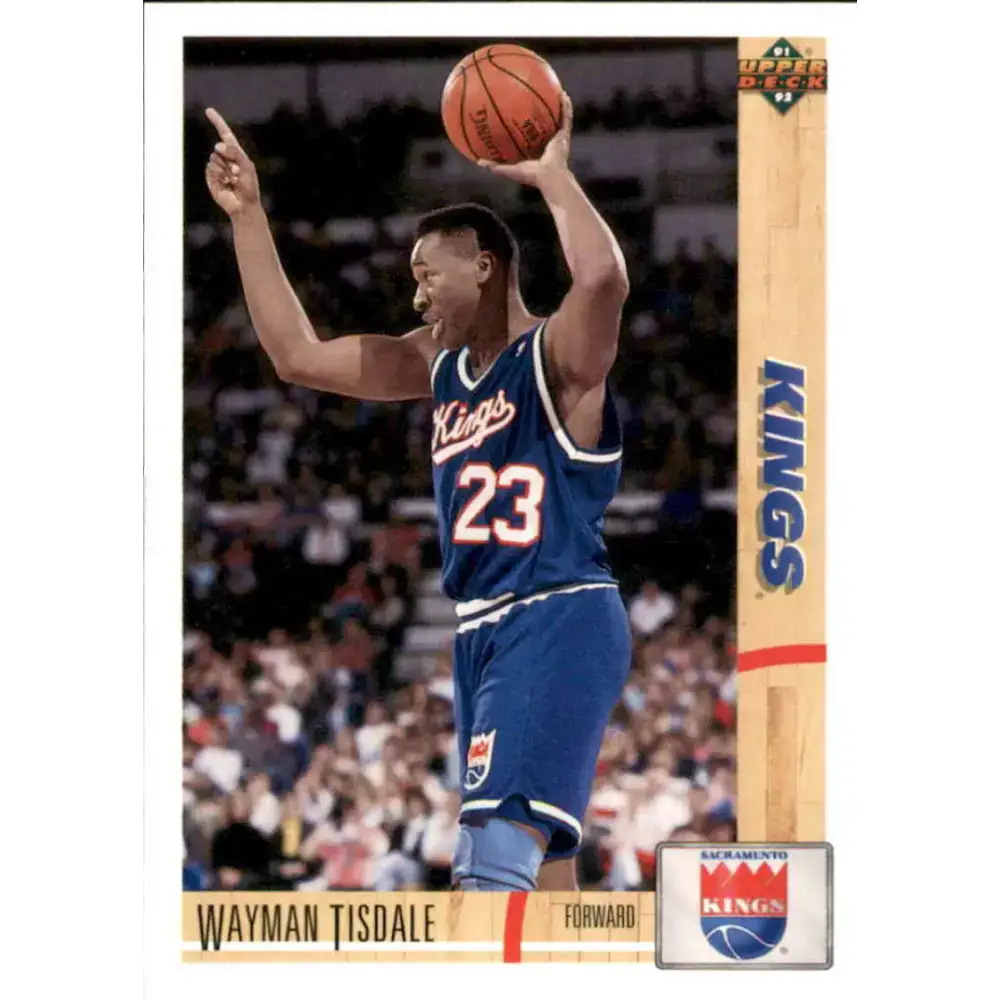 1991-92 Upper Deck #372 Wayman Tisdale NM-MT Sacramento Kings Basketball Card - Basketball Card Single
