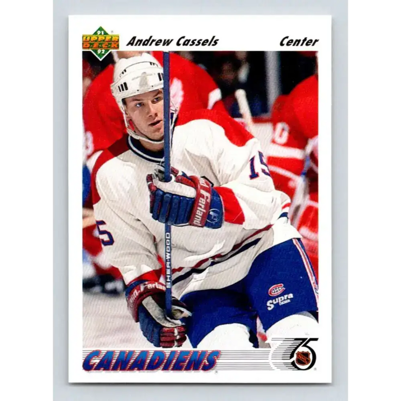 1991-92 Upper Deck #379 Andrew Cassels NM-MT Hockey Card - Hockey Card Single