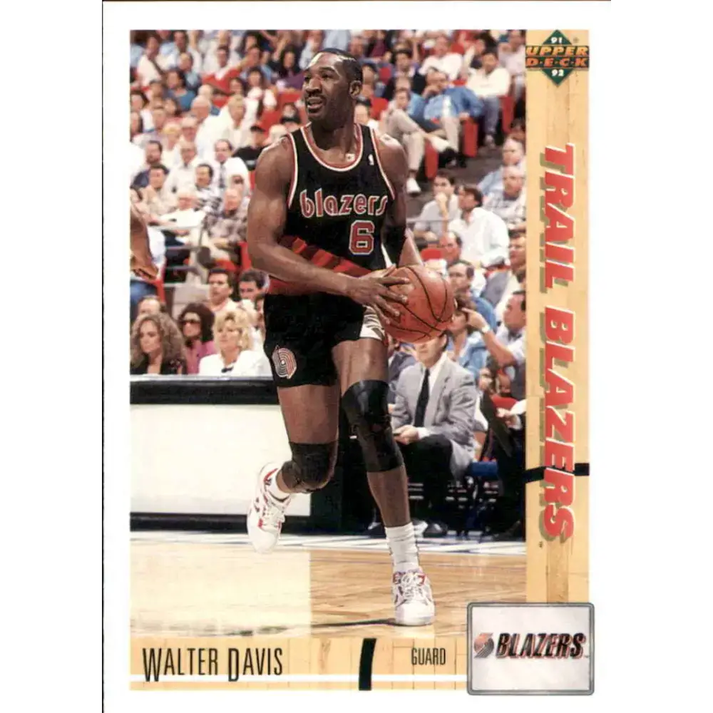 1991-92 Upper Deck #380 Walter Davis NM-MT Portland Trail Blazers Basketball Card - Basketball Card Single