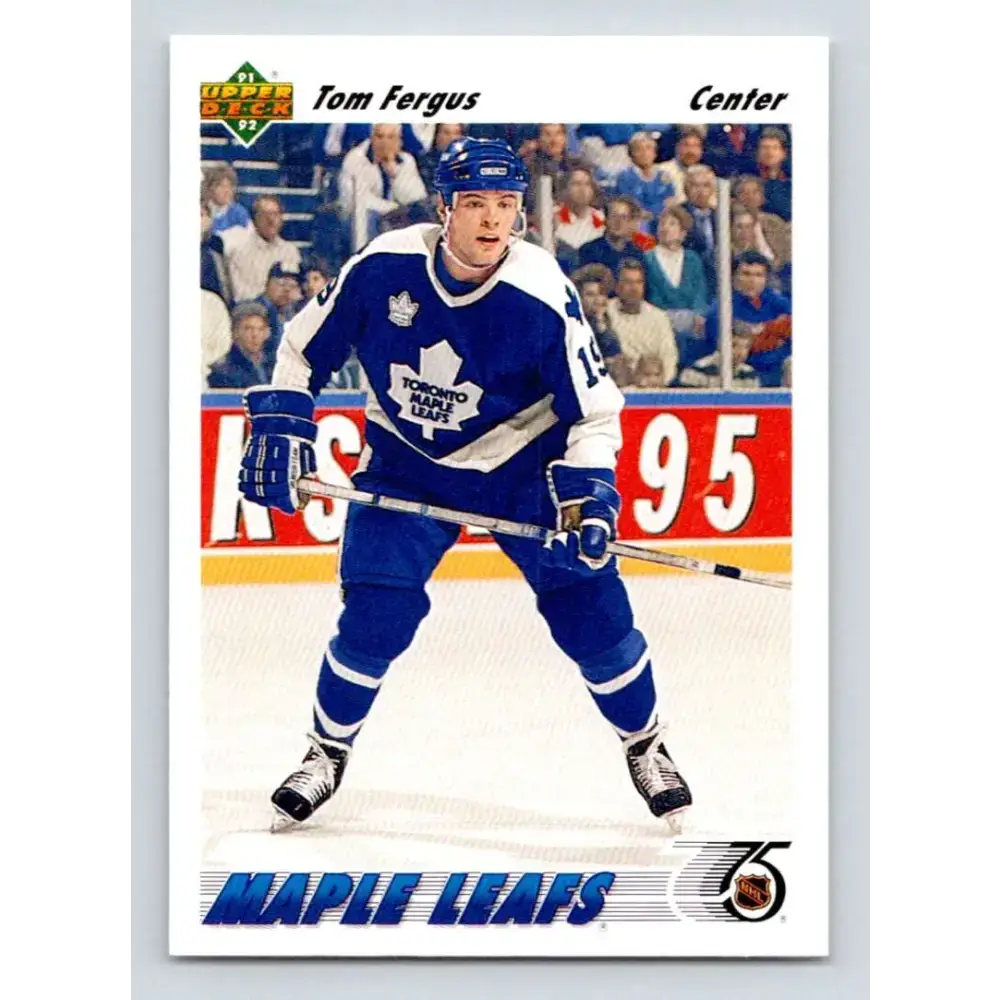 1991-92 Upper Deck #384 Tom Fergus NM-MT Hockey Card - Hockey Card Single