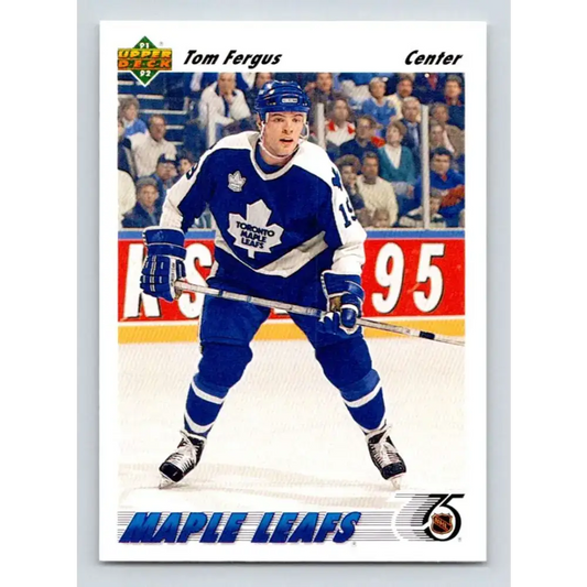 1991-92 Upper Deck #384 Tom Fergus NM-MT Hockey Card - Hockey Card Single