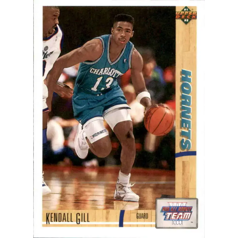 1991-92 Upper Deck #39 Kendall Gill ART NM-MT Charlotte Hornets Basketball Card - Basketball Card Single