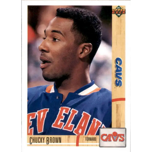 1991-92 Upper Deck #393 Chucky Brown NM-MT Cleveland Cavaliers Basketball Card - Basketball Card Single