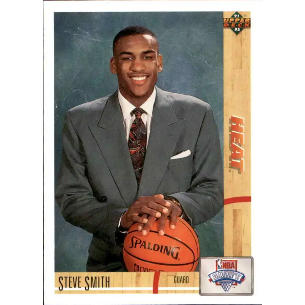 1991-92 Upper Deck #4 Steve Smith NM-MT RC Rookie Miami Heat Basketball Card - Basketball Card Single
