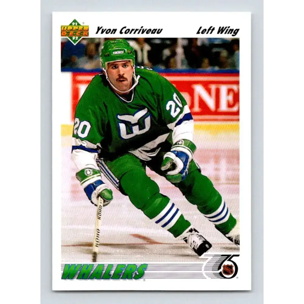 1991-92 Upper Deck #407 Yvon Corriveau NM-MT Hockey Card - Hockey Card Single