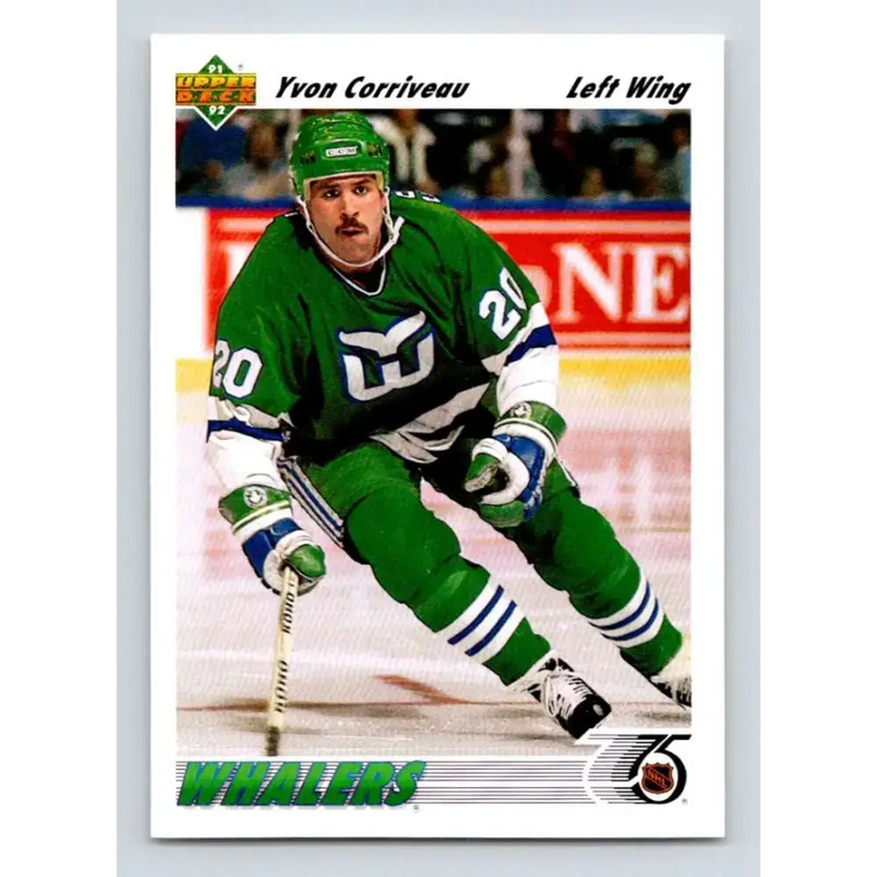 1991-92 Upper Deck #407 Yvon Corriveau NM-MT Hockey Card - Hockey Card Single