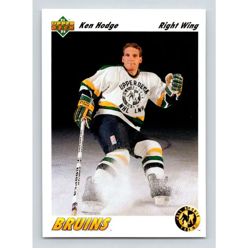 1991-92 Upper Deck #41 Ken Hodge Jr. ART NM-MT Boston Bruins Hockey Card - Hockey Card Single