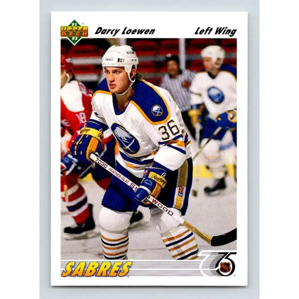 1991-92 Upper Deck #421 Darcy Loewen NM-MT Hockey Card - Hockey Card Single