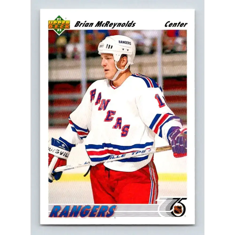 1991-92 Upper Deck #434 Brian McReynolds NM-MT Hockey Card - Hockey Card Single