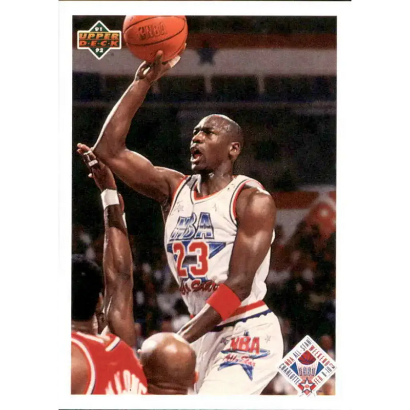 1991-92 Upper Deck #48 Michael Jordan AS CL NM-MT Chicago Bulls Basketball Card - Basketball Card Single