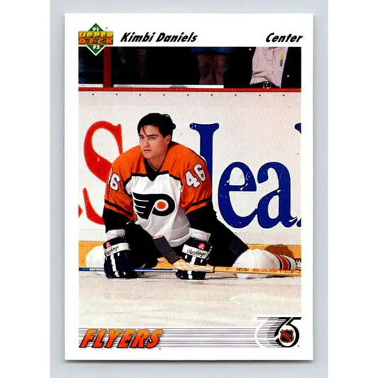 1991-92 Upper Deck #492 Kimbi Daniels NM-MT Philadelphia Flyers Hockey Card - Hockey Card Single