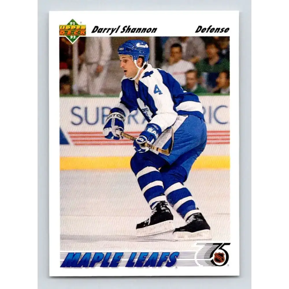 1991-92 Upper Deck #493 Darryl Shannon NM-MT Hockey Card - Hockey Card Single
