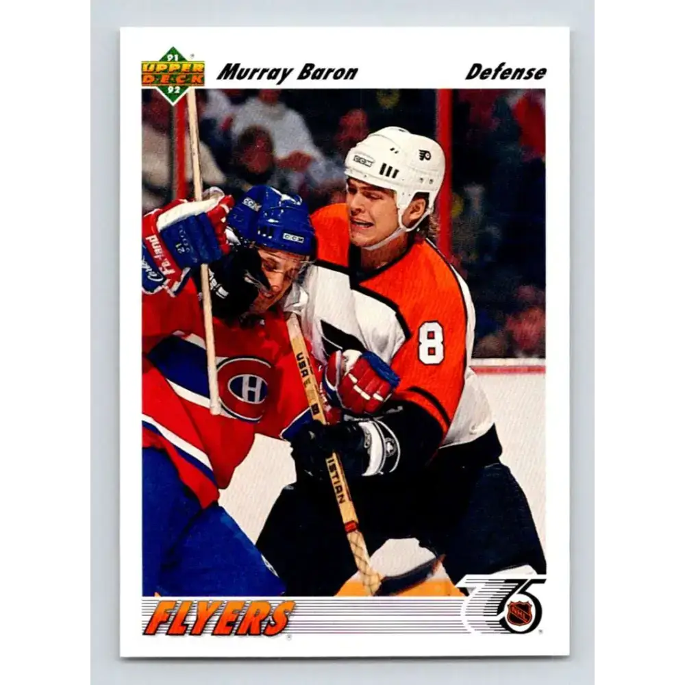 1991-92 Upper Deck #497 Murray Baron NM-MT Hockey Card - Hockey Card Single
